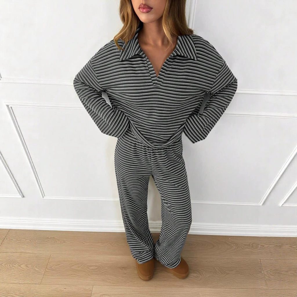 Pullover und weite Hose im Set