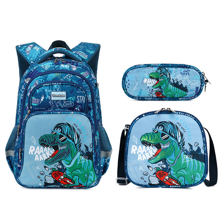 3-teiliges Dino-Rucksack-Set für Kinder – Ansicht 5