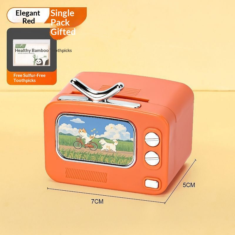 TV-Zahnstocher-Box im japanischen Stil