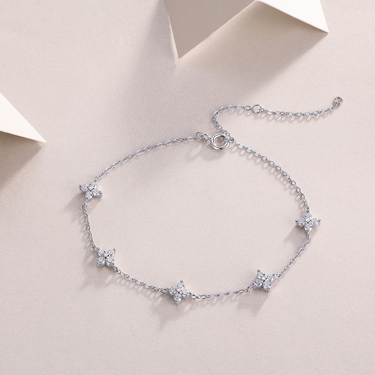 Moissanit Armband aus 925er Sterling Silber