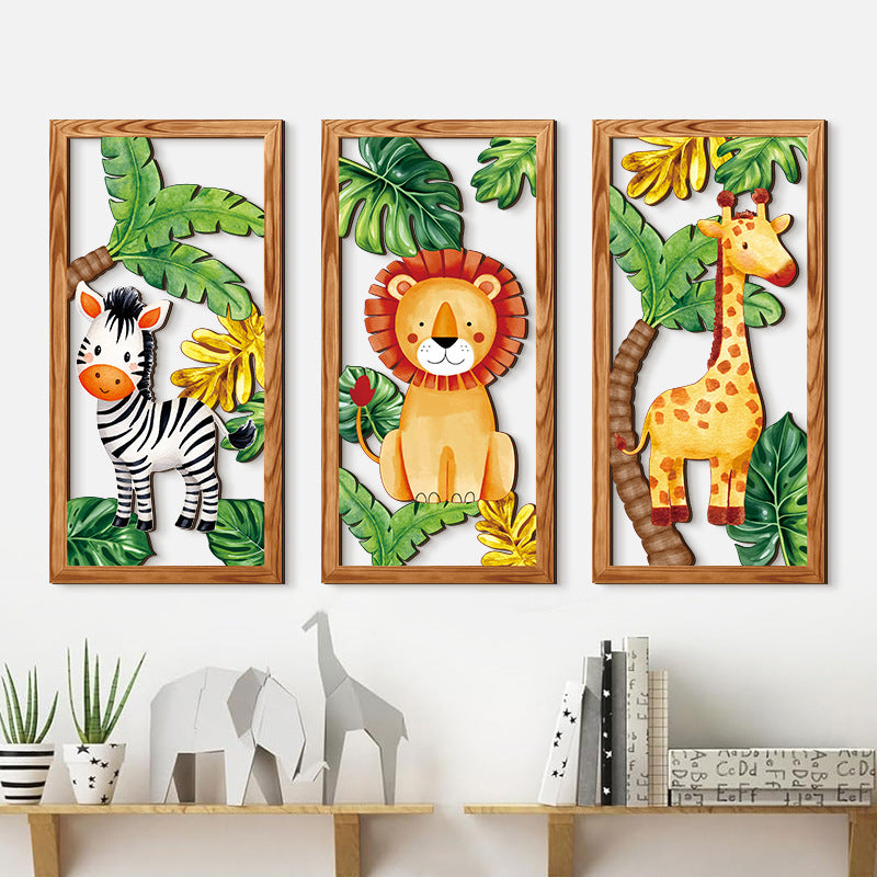 Waldtiere Holzschild Wanddekoration – Bild 4 | LuxeStyle