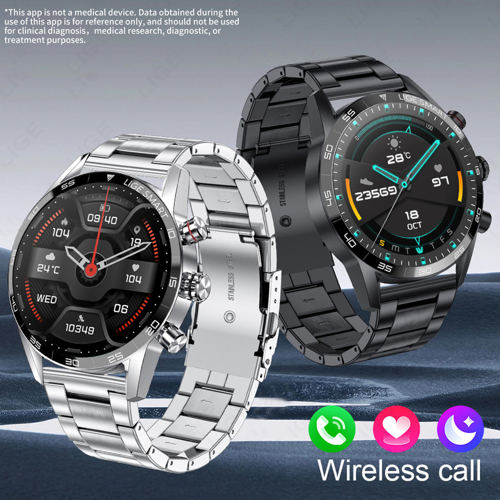 Smartwatch mit Blutdruck- und Herzfrequenzmessung