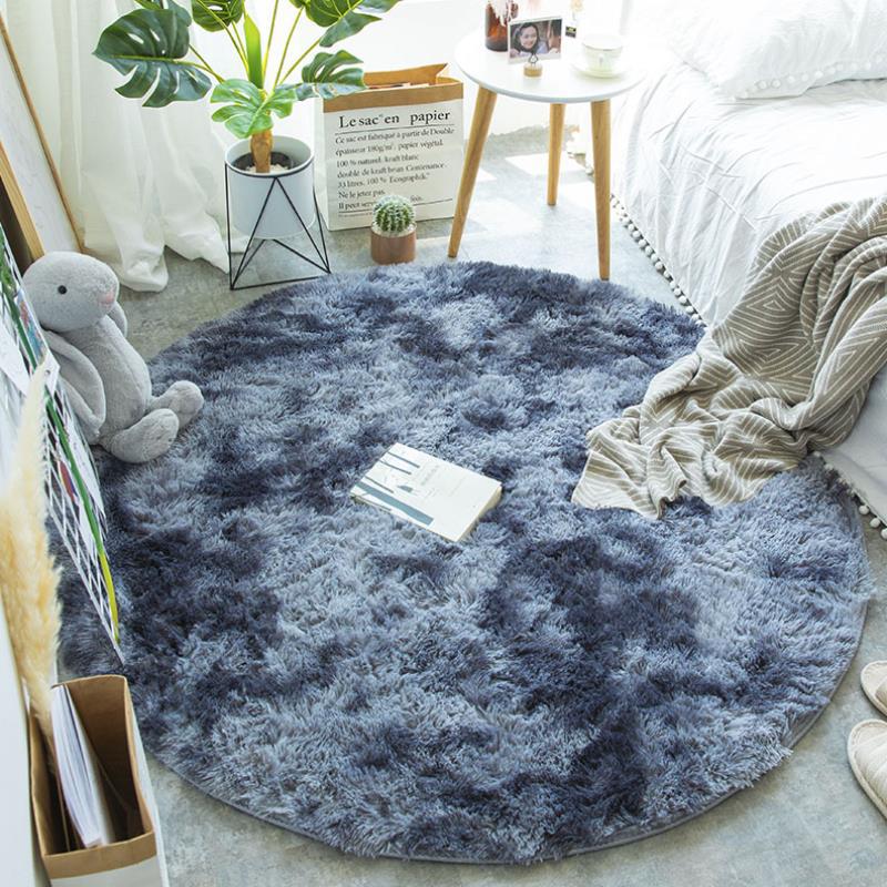 Runder Hochflor-Teppich aus Kunstfell – Bild 4 | LuxeStyle