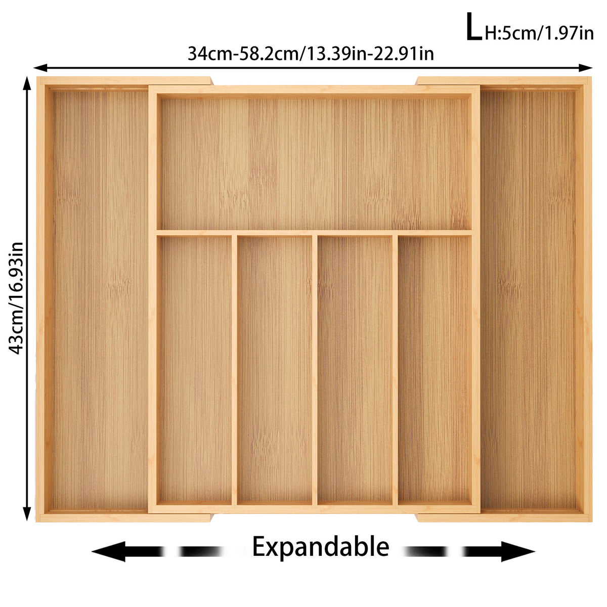 Ausziehbarer Organizer für Küchenutensilien – Bild 2 | LuxeStyle