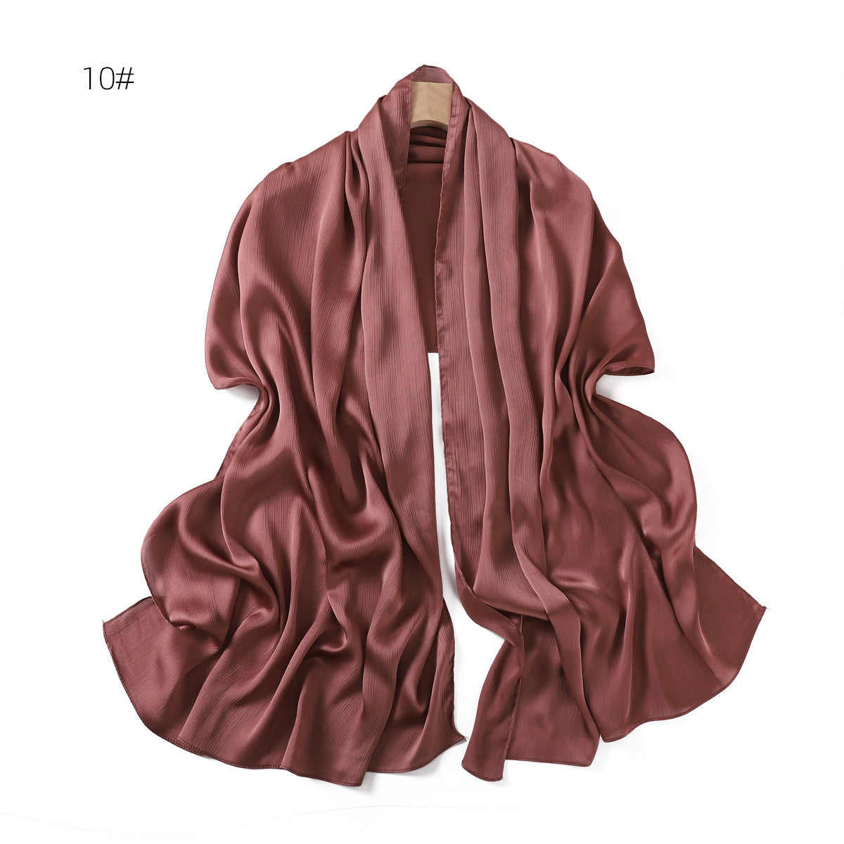 Einfarbiger Sommer-Schal für Damen – Bild 9 | LuxeStyle