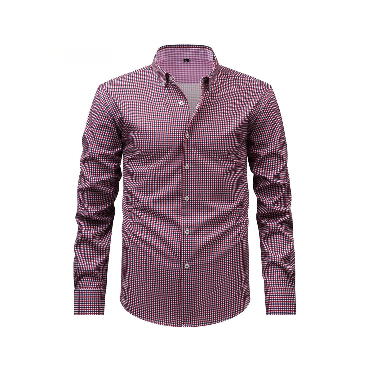 Herren Langarmhemd mit Stretch und Digitaldruck – Bild 2 | LuxeStyle