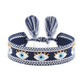 Glücksarmband mit Evil Eye Stickerei und Quaste – Bild 6 | LuxeStyle