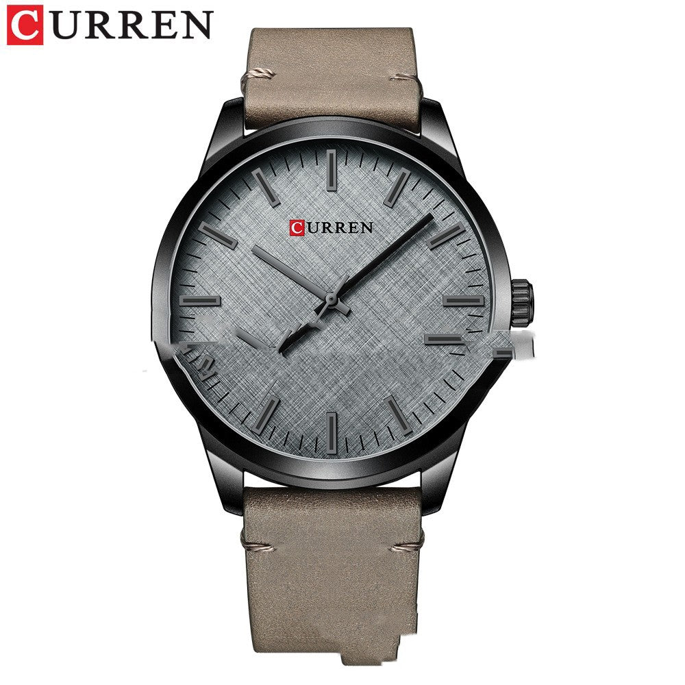 Wasserdichte Herrenuhr mit Lederarmband | LuxeStyle