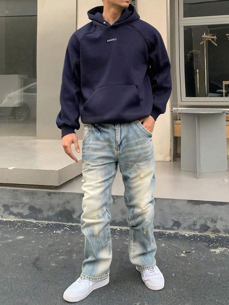 Gerade geschnittene Herren-Hose