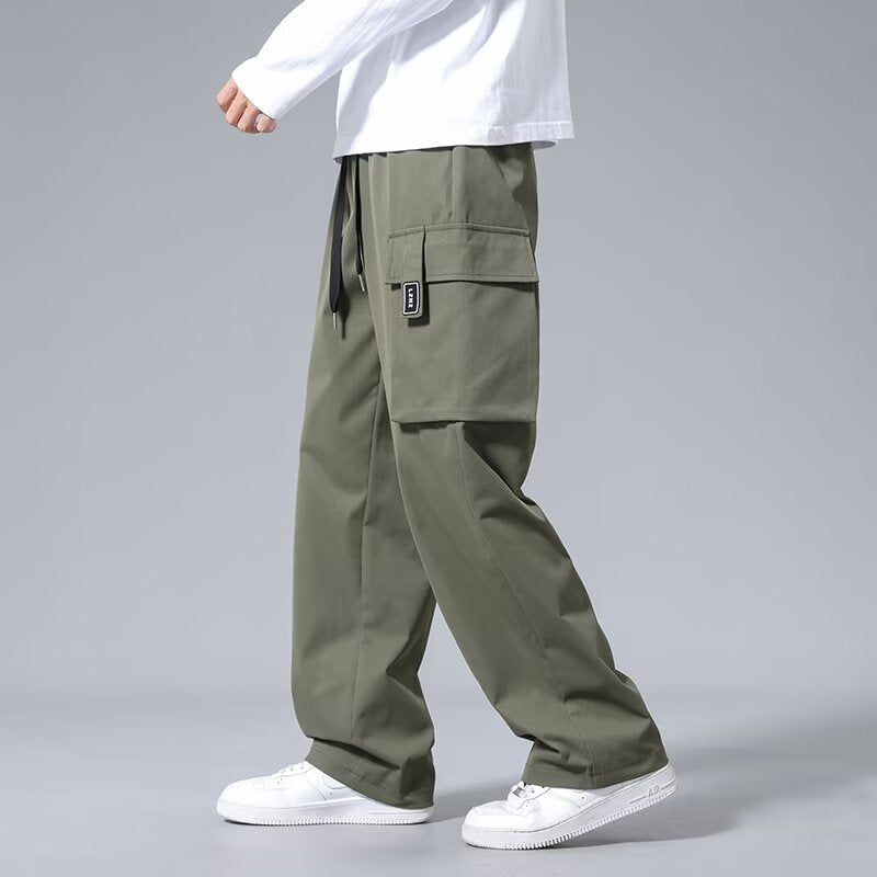 Herren-Cargo-Hose mit Bändeln und grossen Taschen
