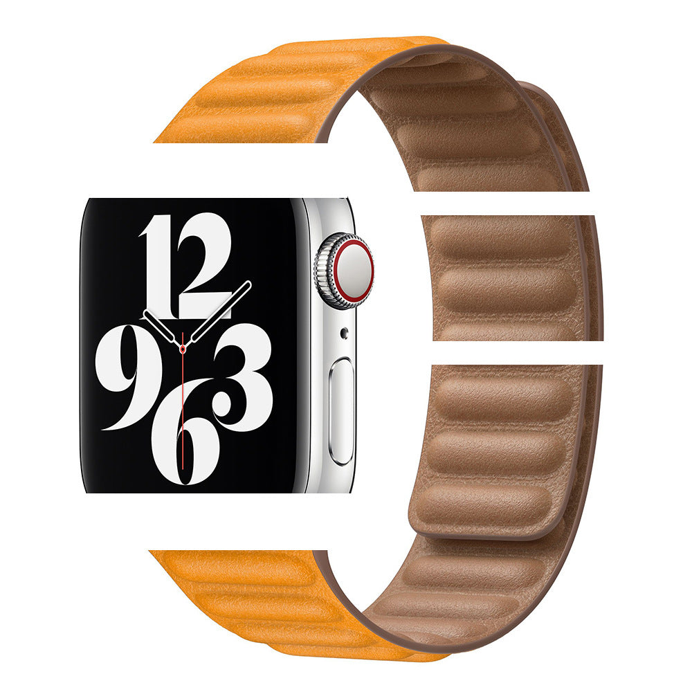 Lederarmband mit Kette für Apple Watch – Bild 6 | LuxeStyle