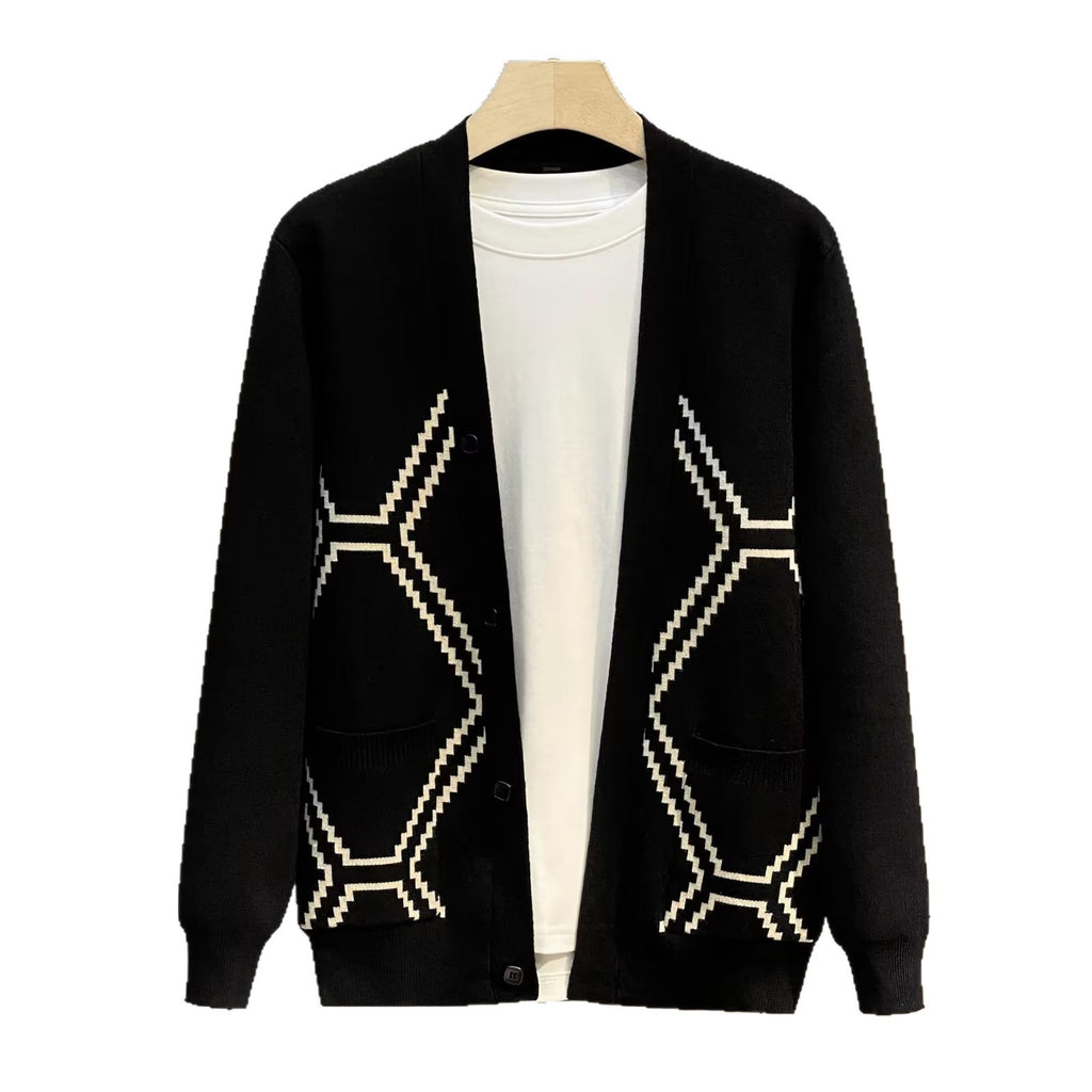 Herren Strickjacke "Light Luxury British Slim" | LuxeStyle