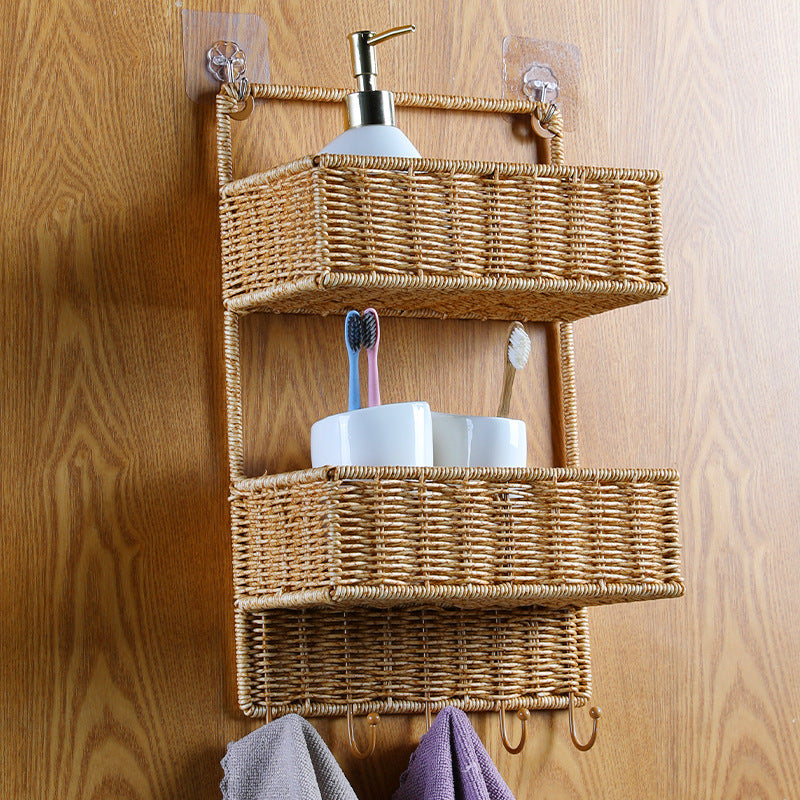 Badezimmer-Aufbewahrung mit Haken