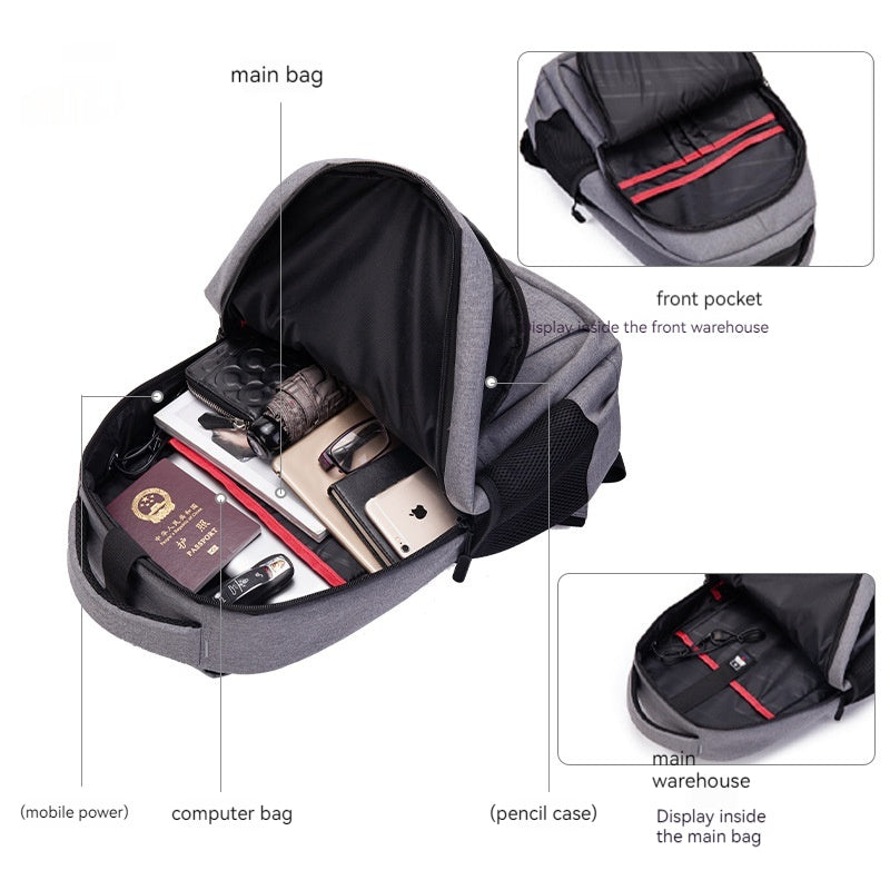Grosser Reise-Freizeitrucksack für Herren