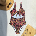 Leopard-Print Einteiler-Badeanzug – Bild 1 | LuxeStyle