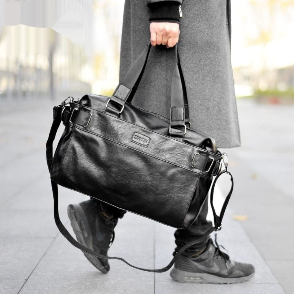 Leder Schultertasche für Herren