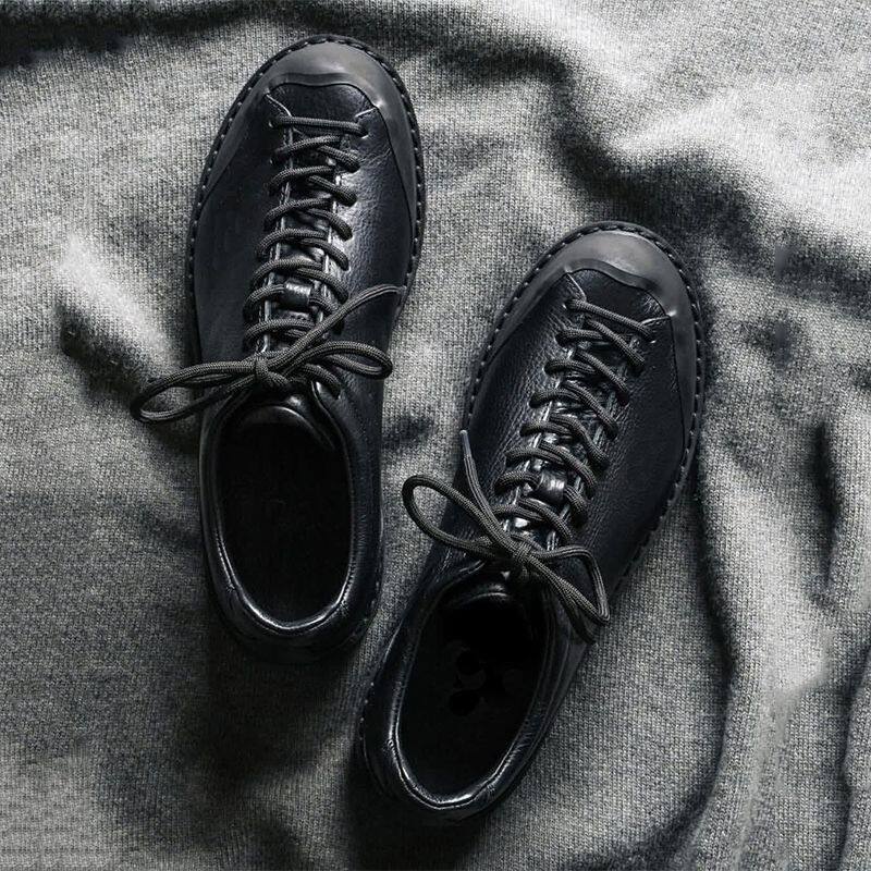 Retro Hiking Leder-Schuhe für Herren