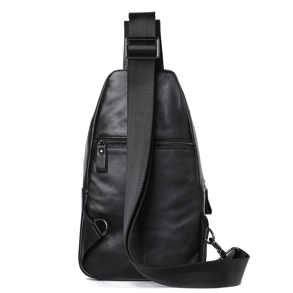 Brusttasche aus Vollnarbenleder für Herren