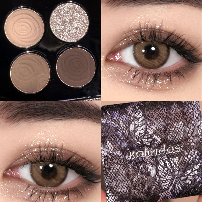 Vierfarbige Lace-Augen-Schatten-Palette