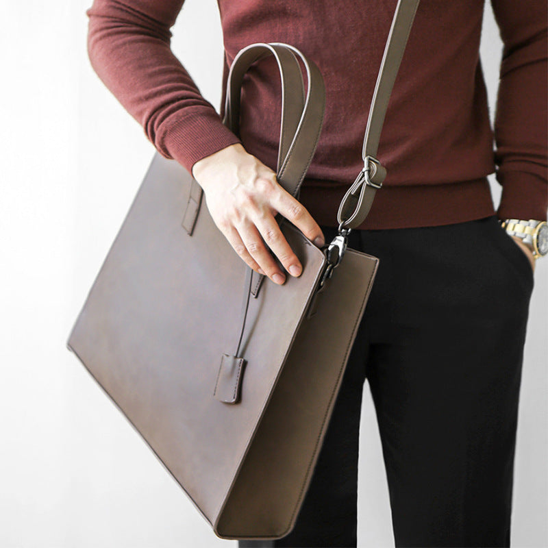 Crossbody-Tasche für Herren, 41 × 10 × 32 cm – Bild 7 | LuxeStyle