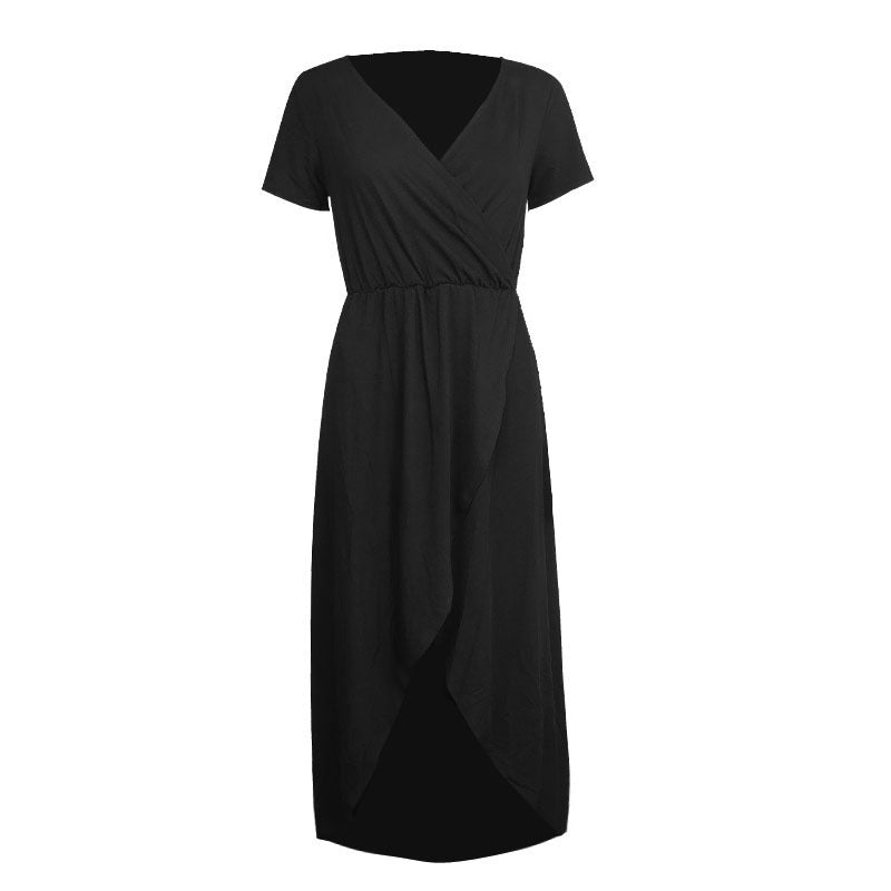 Elegantes V-Neck Strickkleid mit Wickelfront – Bild 15 | LuxeStyle