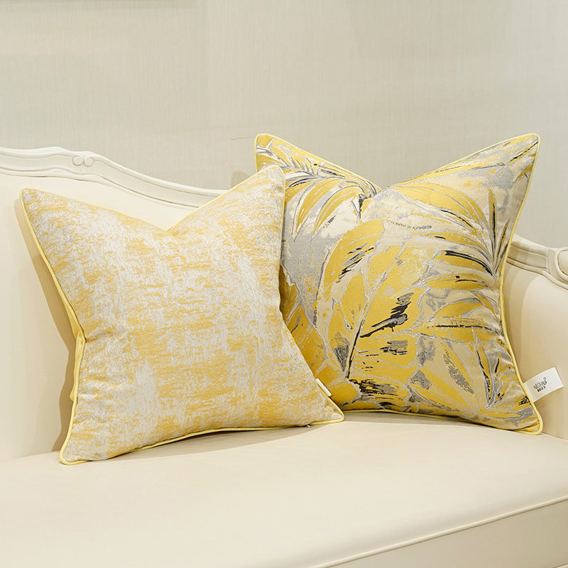 Kissenbezug mit Pflanzen- und Blumenmuster – Bild 2 | LuxeStyle