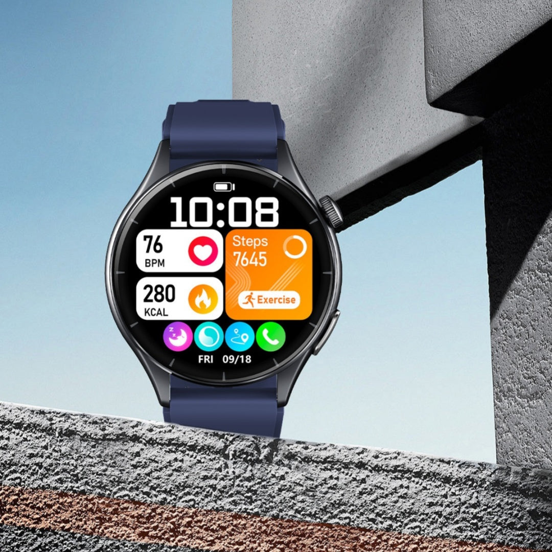 EKG-Smartwatch mit Blutfett- & Harnsäuremessung