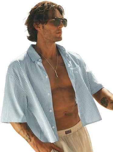 Y2K Loose Fit Kurzarm-Top für Herren