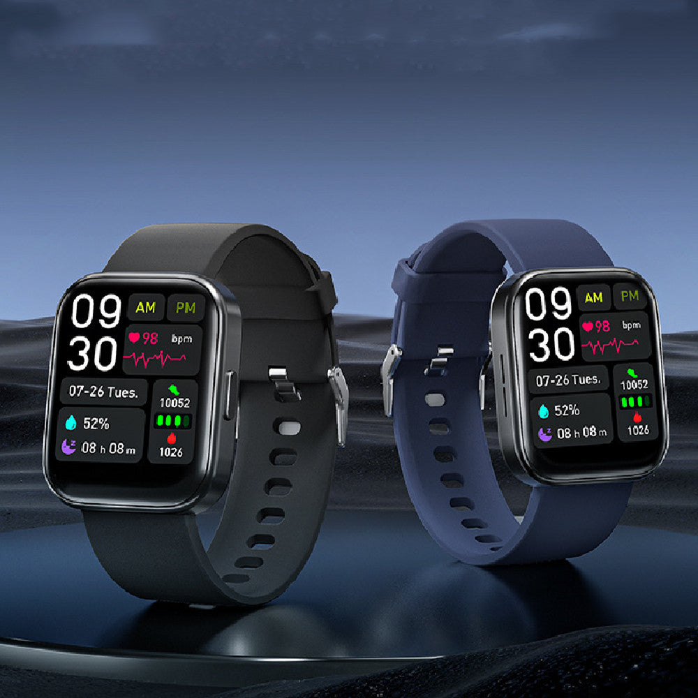 Smartwatch mit Herzfrequenz- und Blutsauerstoffmessung