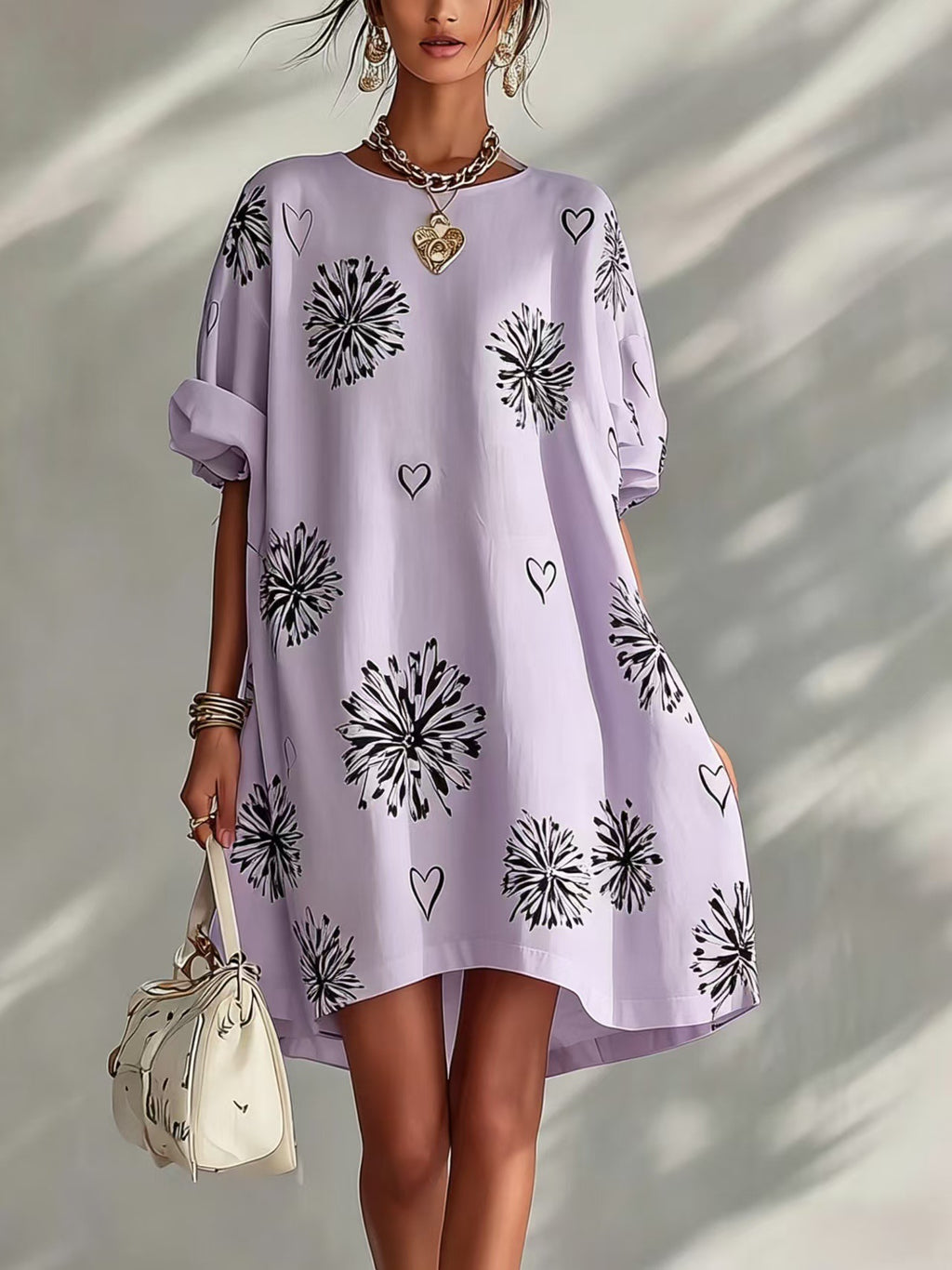 Blumenkleid mit Herzen