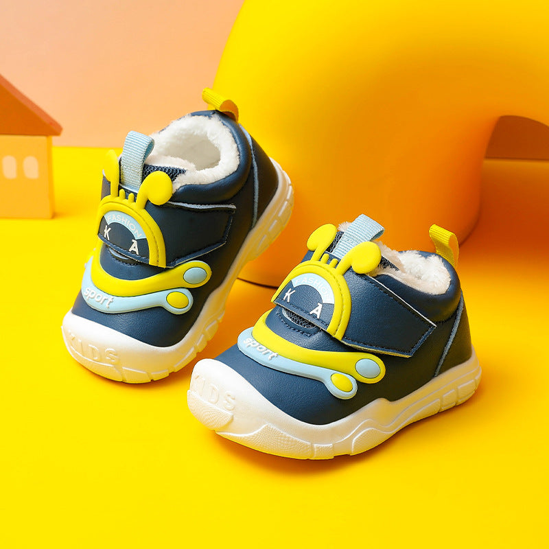 Baby Winter-Schuhe aus Baumwolle mit Klettverschluss – Bild 4 | LuxeStyle