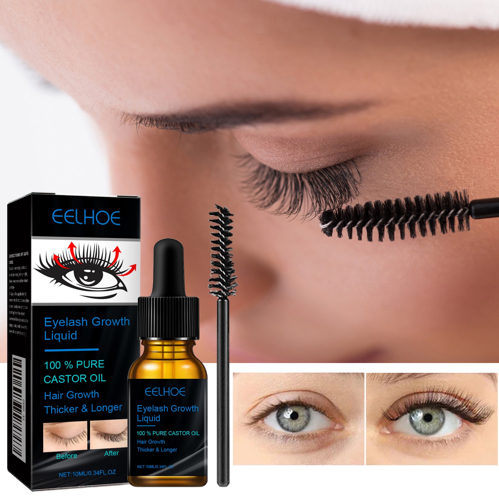 Rizinusöl Wimpernserum – Ansicht 3