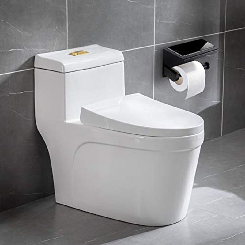 Toilettenpapierhalter mit Ablage, Schwarz – Bild 5 | LuxeStyle