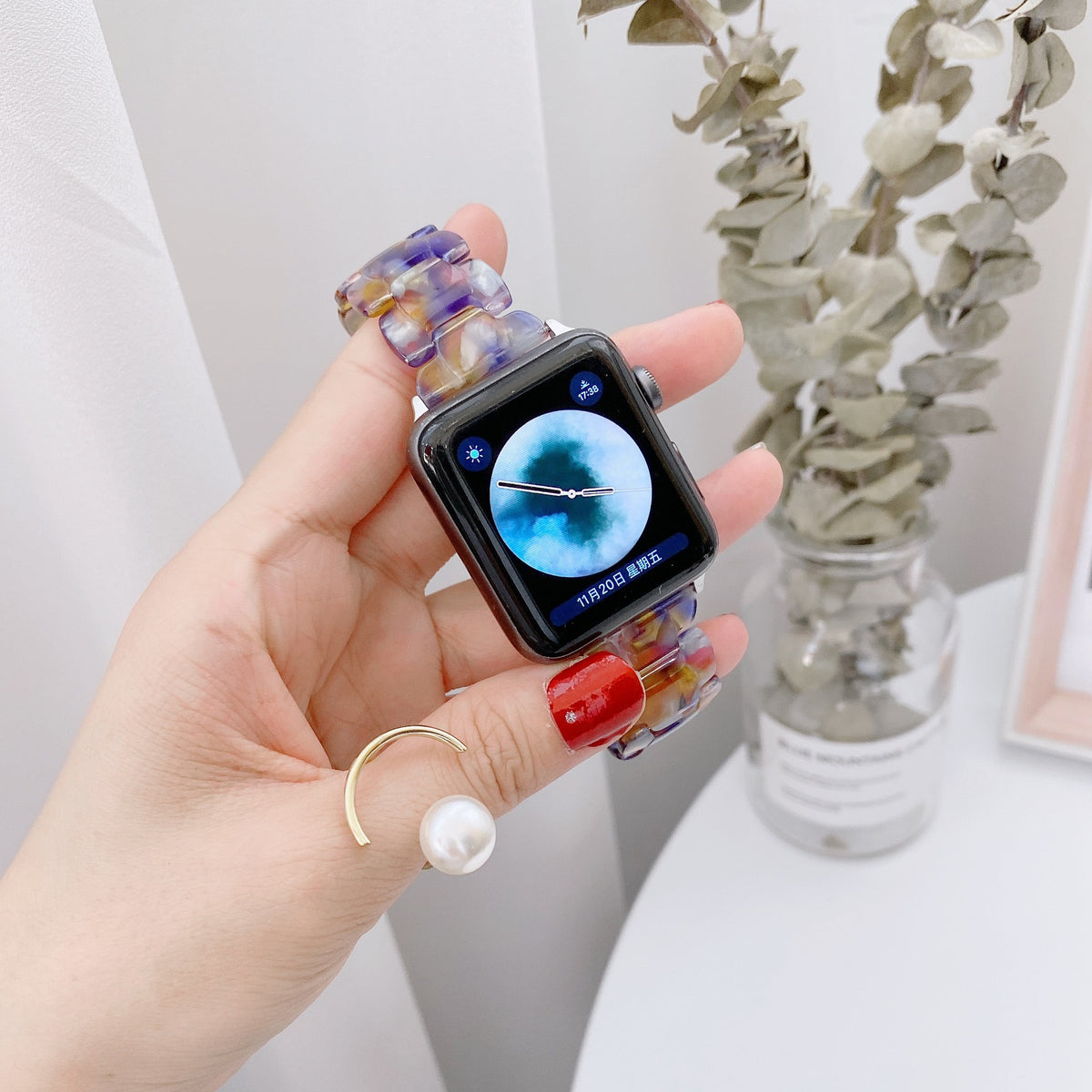 Smart Watch Ovales Harzarmband – Bild 3 | LuxeStyle