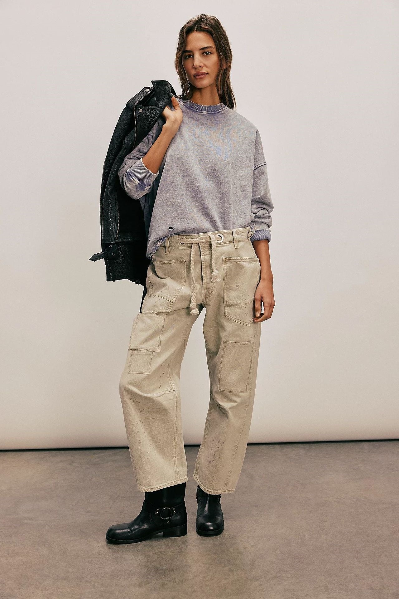 Vintage-Patchwork Jeans