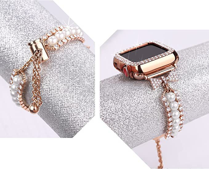 Smartwatch Armband mit Perlen – Bild 15 | LuxeStyle