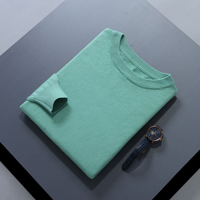 Herren-Loose-Crew-Neck-Sweater