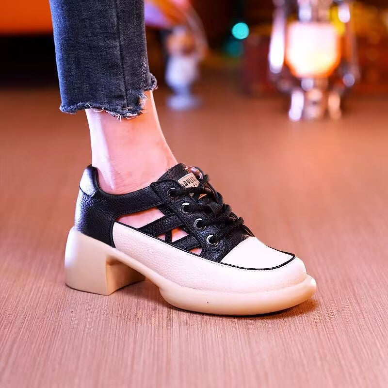 Damen Plateau-Sandalen mit Chunky-Absatz – Bild 7 | LuxeStyle