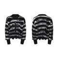 Herren Strickpullover mit Kreuz-Patchwork