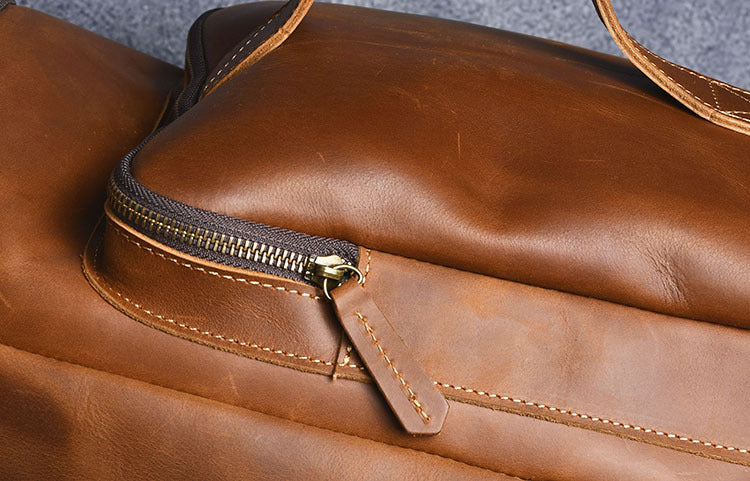 Vintage Crazy Horse Leder Rucksack