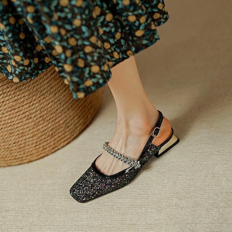 Mary Jane Pumps mit quadratischem Zehenschutz – Bild 8 | LuxeStyle