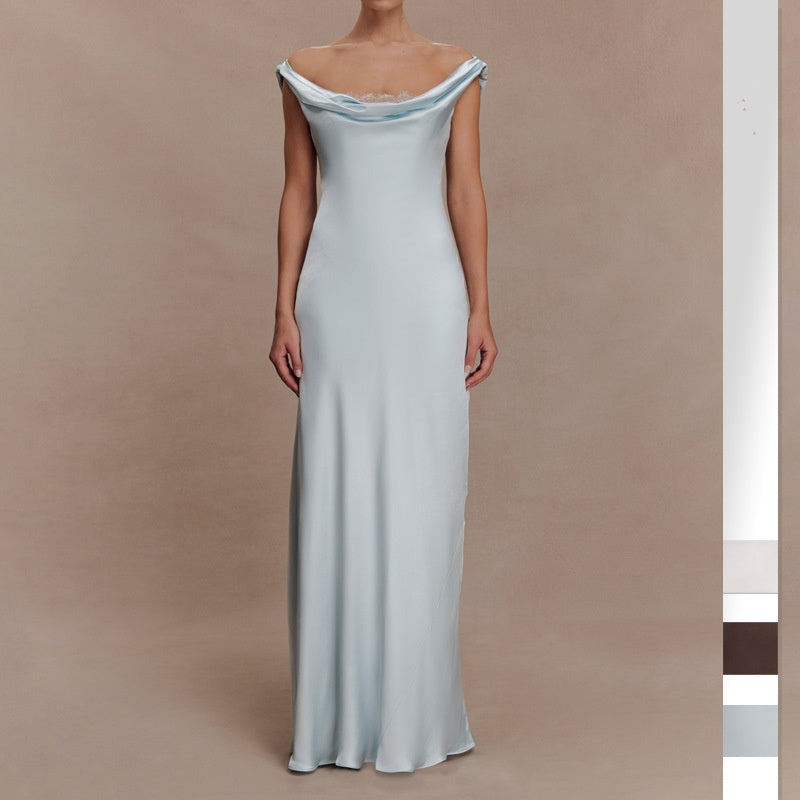 Elegantes Spitzen-Abendkleid mit U-Boot-Ausschnitt – Bild 3 | LuxeStyle