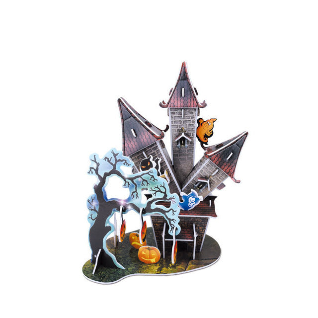 3D Puzzle Halloween Schloss | LuxeStyle