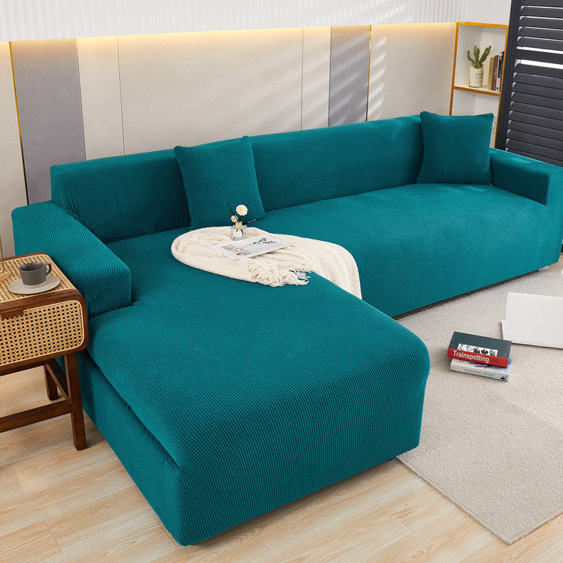 Elastischer Schonbezug für modulare Sofas