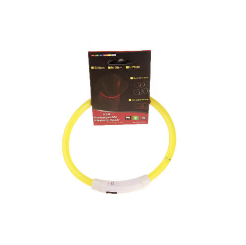 Leuchthalsband für Haustiere – USB-aufladbar