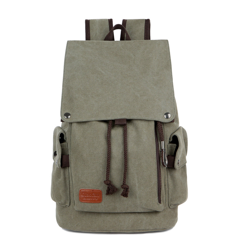Retro Canvas-Rucksack für Herren – Bild 1 | LuxeStyle