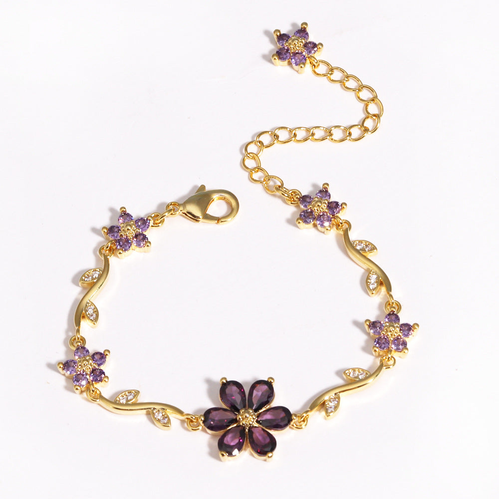 Kupferarmband mit Blüten und Blättern – Bild 15 | LuxeStyle