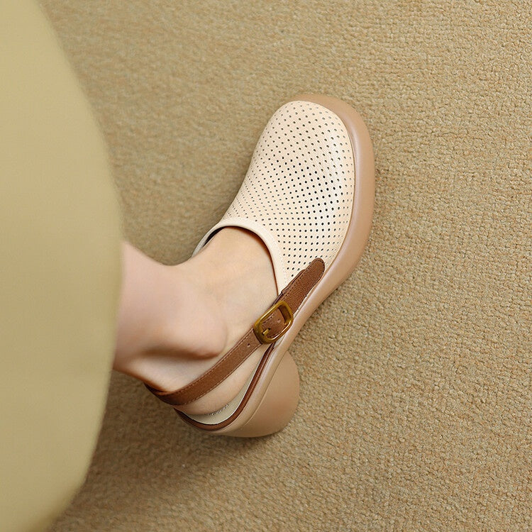 Plateau-Sandalen mit runder Kappe – Bild 15 | LuxeStyle
