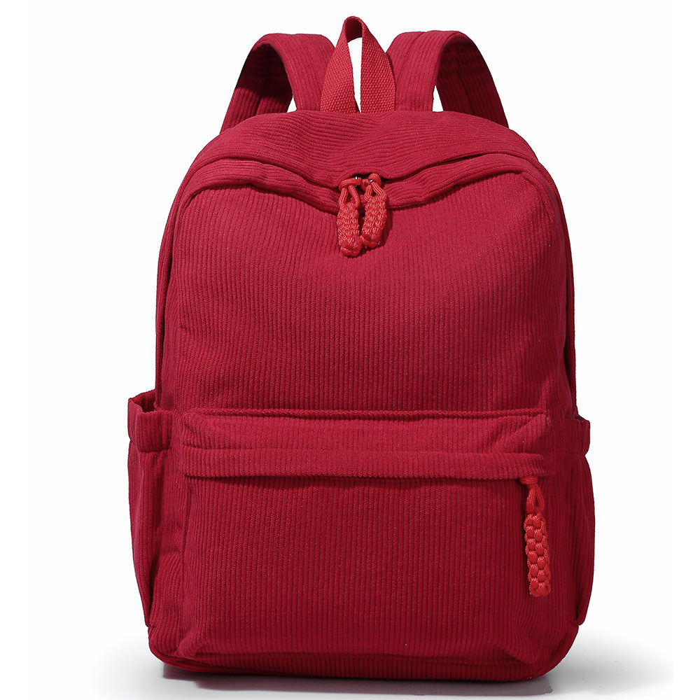 Vielseitiger Cord Rucksack für Alltag & Reise