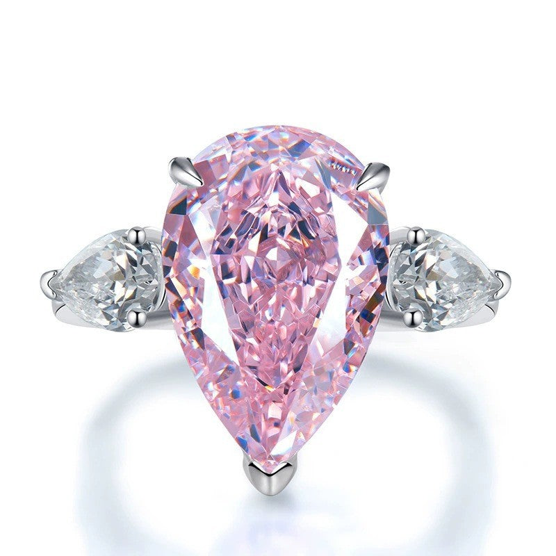 Silberring mit Wassertropfen-Design – Bild 3 | LuxeStyle